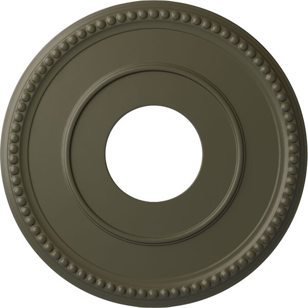 Ekena Millwork Bradford Ceiling Medallion (Fits Canopies up to 6 5/8"), 12 1/2"OD x 3 7/8"ID x 3/4"P, Witch Hazel CM12BRWHF - main